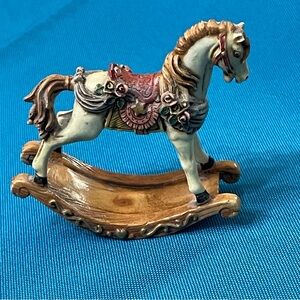 Decorative Rocking Horse Figurine